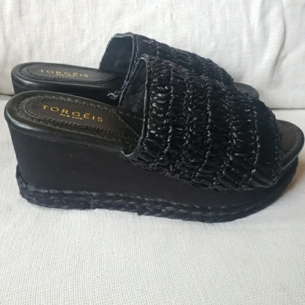 Torgeis New York Neith wedge sandals 8